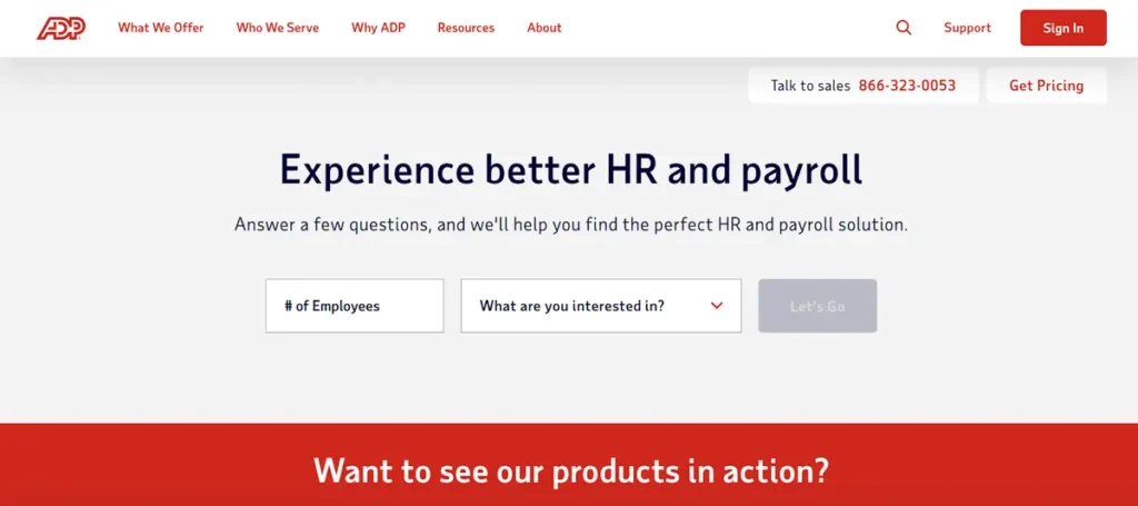 ADP Assist chatbot providing real-time answers to employee payroll and benefits questions