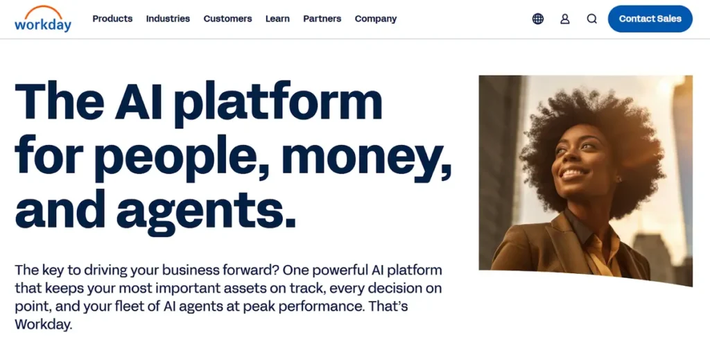 Workday Assistant chatbot helping an employee check leave balance and request time off