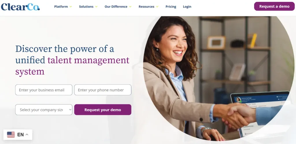 ClearCompany chatbot assisting with employee onboarding and HR support
